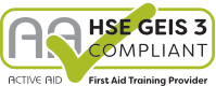 Active Aid courses are HSE Geis3 compliant